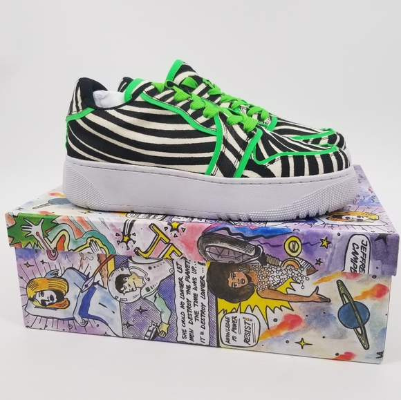 Jeffrey Campbell platform sneaker size 8M - Picture 1 of 5